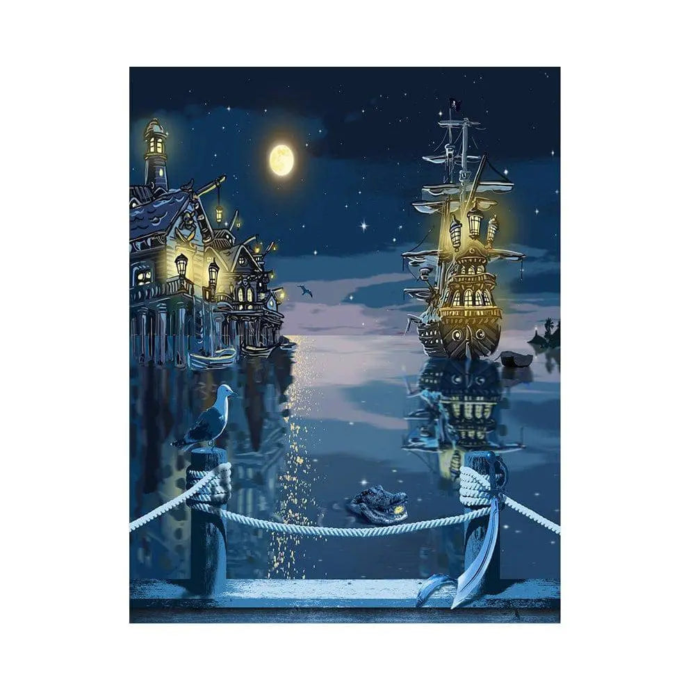 Pirates Of The Caribbean Photography Backdrop - Basic 5.5  x 6.5  