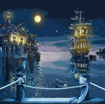 Pirates Of The Caribbean Photography Backdrop - Pro 10  x 10  