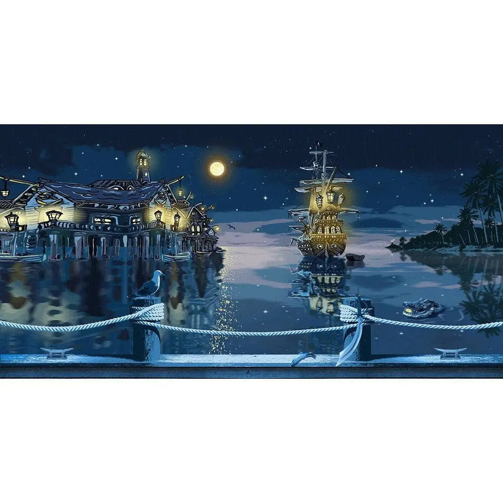 Pirates Of The Caribbean Photography Backdrop - Pro 20  x 10  