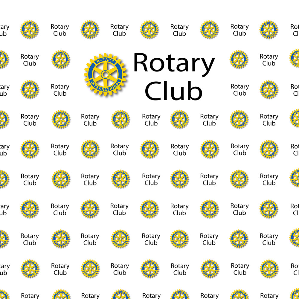 Rotary Club Step & Repeat Fabric Banner