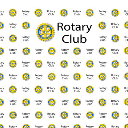 Rotary Club Step & Repeat Fabric Banner