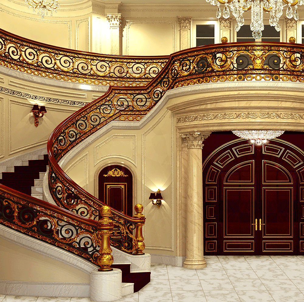 Royal Foyer Formal Fabric Backdrop