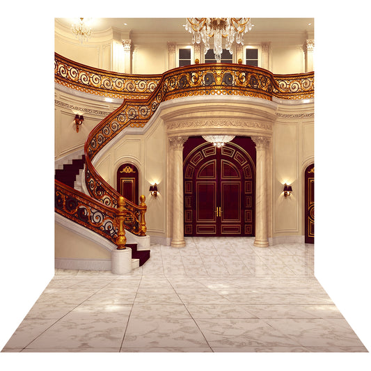Royal Foyer Formal Fabric Backdrop