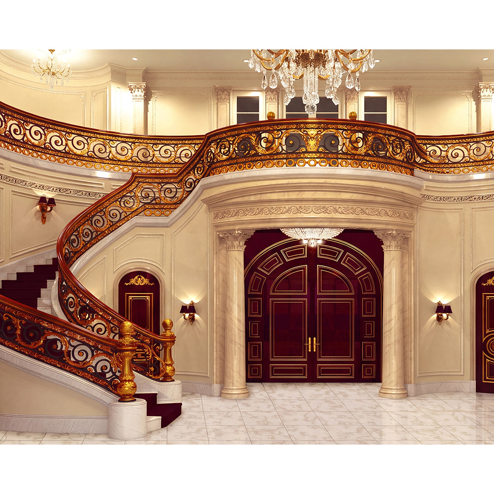 Royal Foyer Formal Fabric Backdrop