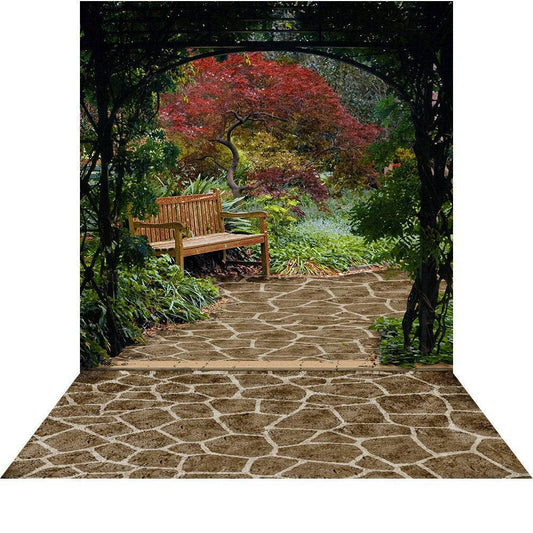 Secret Garden Romantic Photo Backdrop - Basic 8  x 16  