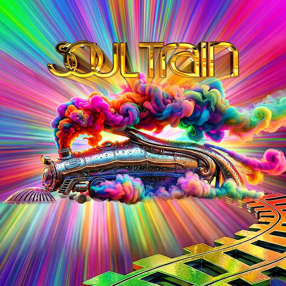 Soul Train Retro Photo Backdrop | Vibrant 70s Disco Party Decorations & Photo Booth Prop Alba Backgrounds