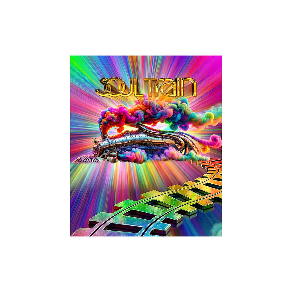 Soul Train Retro Photo Backdrop | Vibrant 70s Disco Party Decorations & Photo Booth Prop Alba Backgrounds