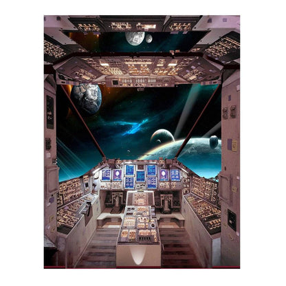 Star Wars Spaceship Bridge Photography Backdrop - Pro 6  x 8  