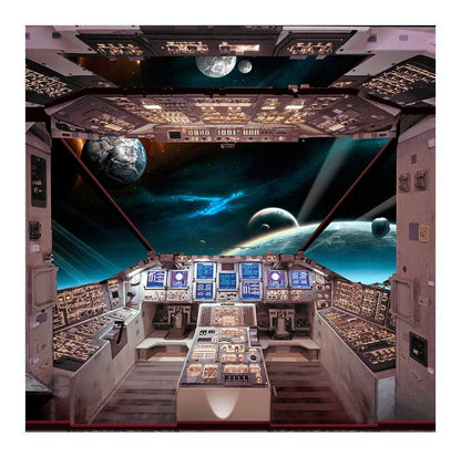Star Wars Spaceship Bridge Photography Backdrop - Pro 8  x 8  
