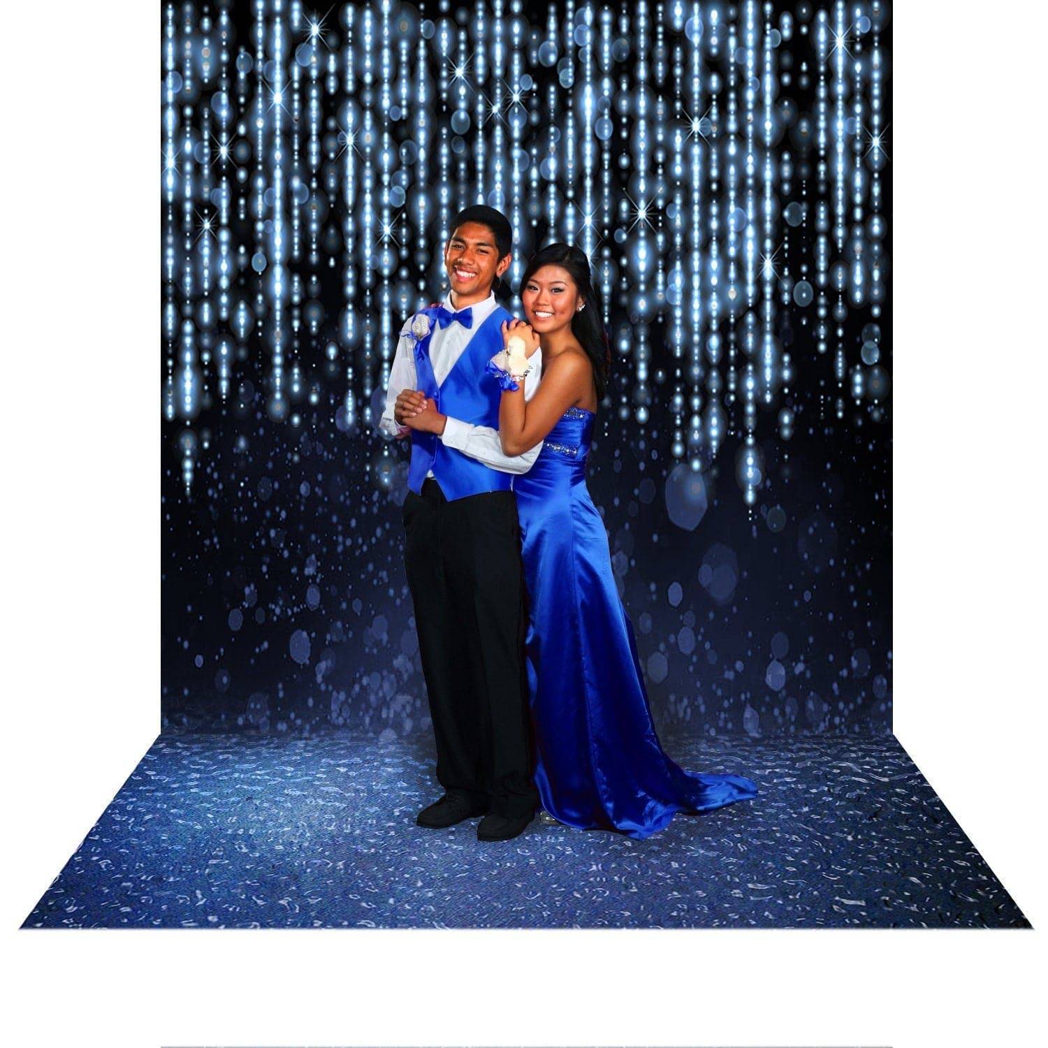 Tinsel Raindrop Photo Backdrop Background