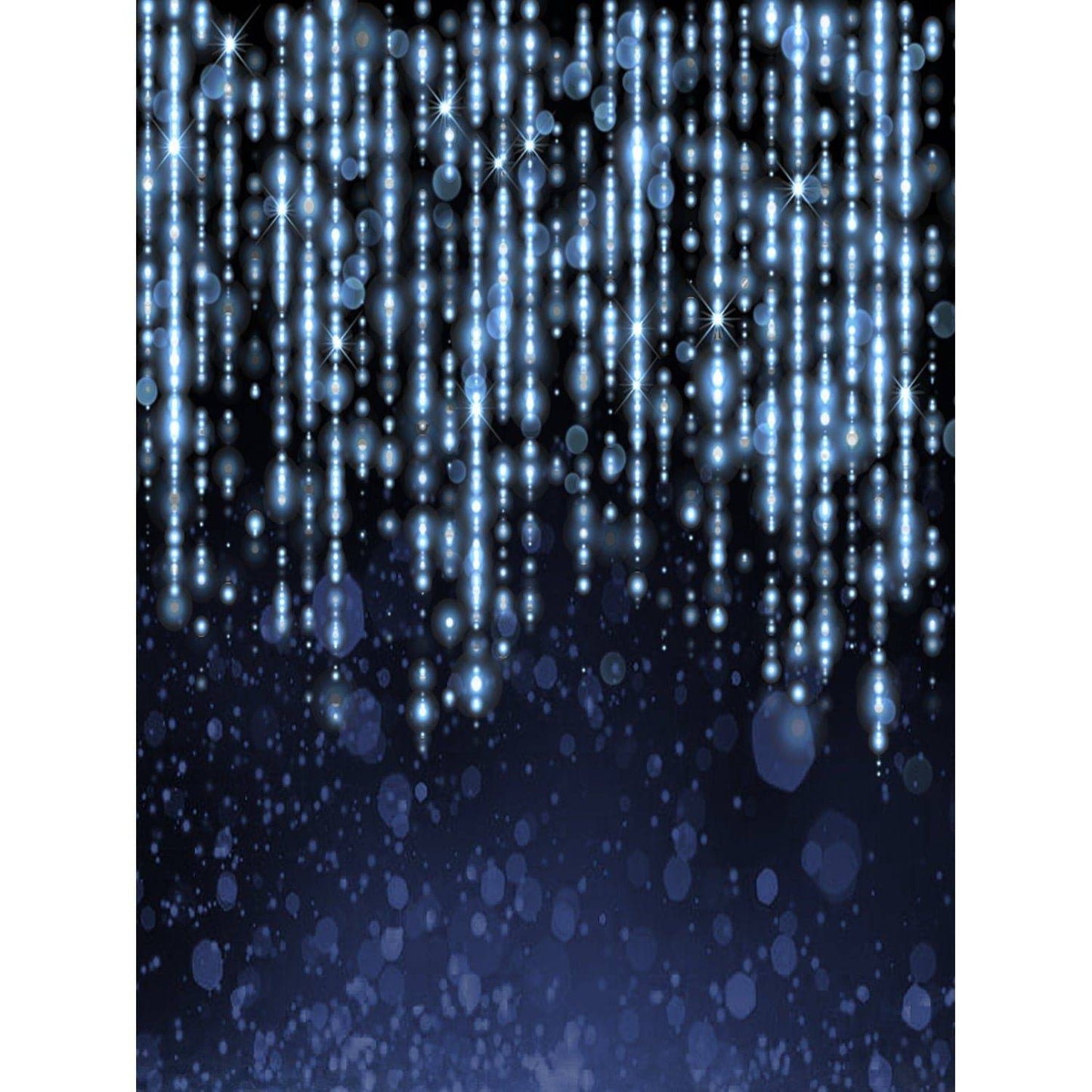 Tinsel Raindrop Photo Backdrop - Basic 8  x 10  