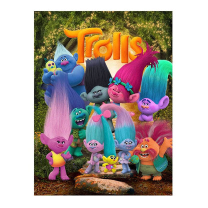 Trolls Party Photo Backdrop - Basic 6  x 8  