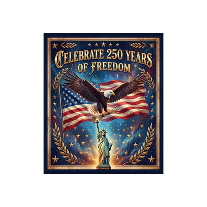 USA 250 Years Backdrop: Independence Day Party Decorations Alba Backgrounds