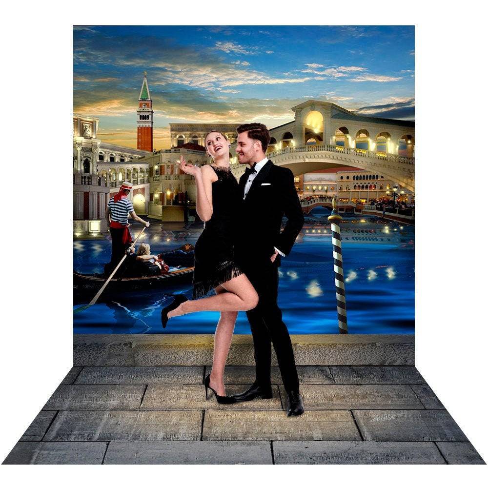 Venice Evening Grand Canal Photo Backdrop