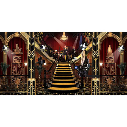 Gatsby Movie Set Backdrop, Roaring 20's, Vintage Flapper, Photo Booth Alba Backgrounds