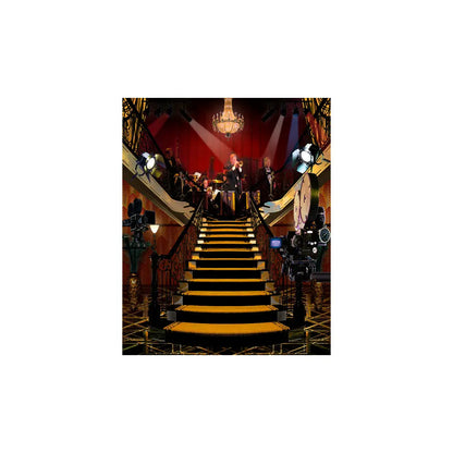 Gatsby Movie Set Backdrop, Roaring 20's, Vintage Flapper, Photo Booth Alba Backgrounds