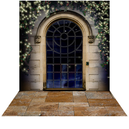 Chapel Window Arch Photography Backdrop