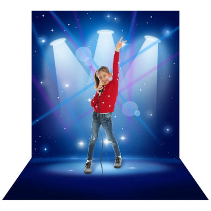 Stage Backdrop for Children, Musical, Play, Awards, Competition, School, Recital, Photo Backdrop, Photo Booth Alba Backgrounds