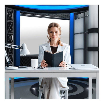 Business Meeting YouTube Studio Backdrop - Pro 8  x 8  