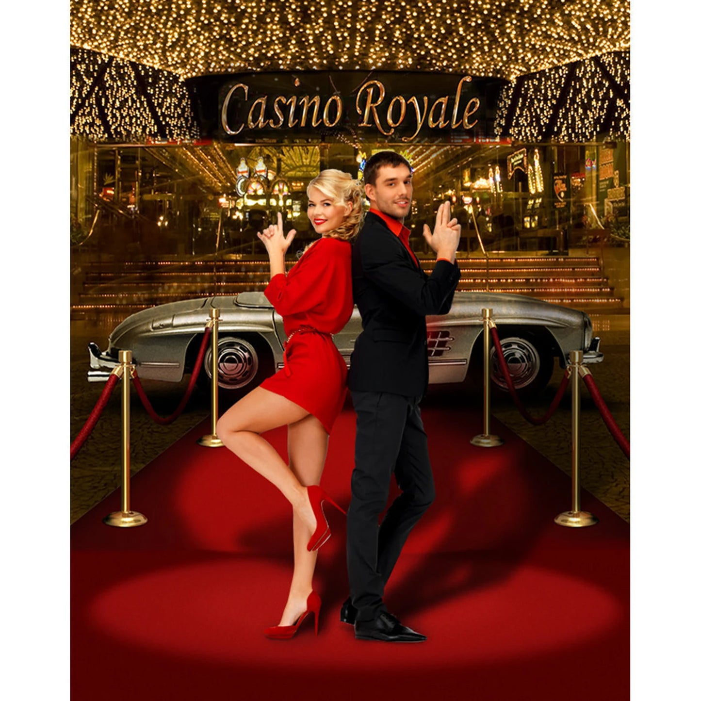 Casino Royale 007, James Bond Photo Backdrop