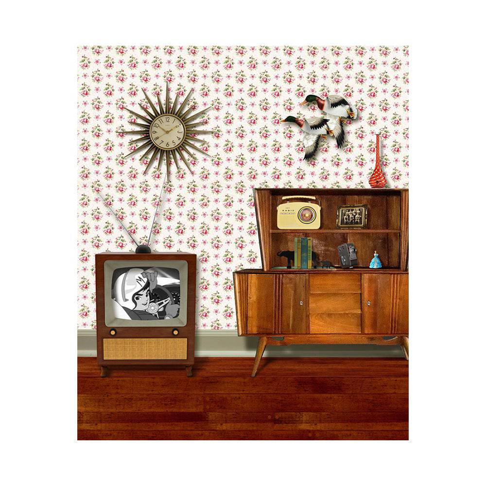 1950's Living Room Photo Backdrop - Basic 4.4  x 5  