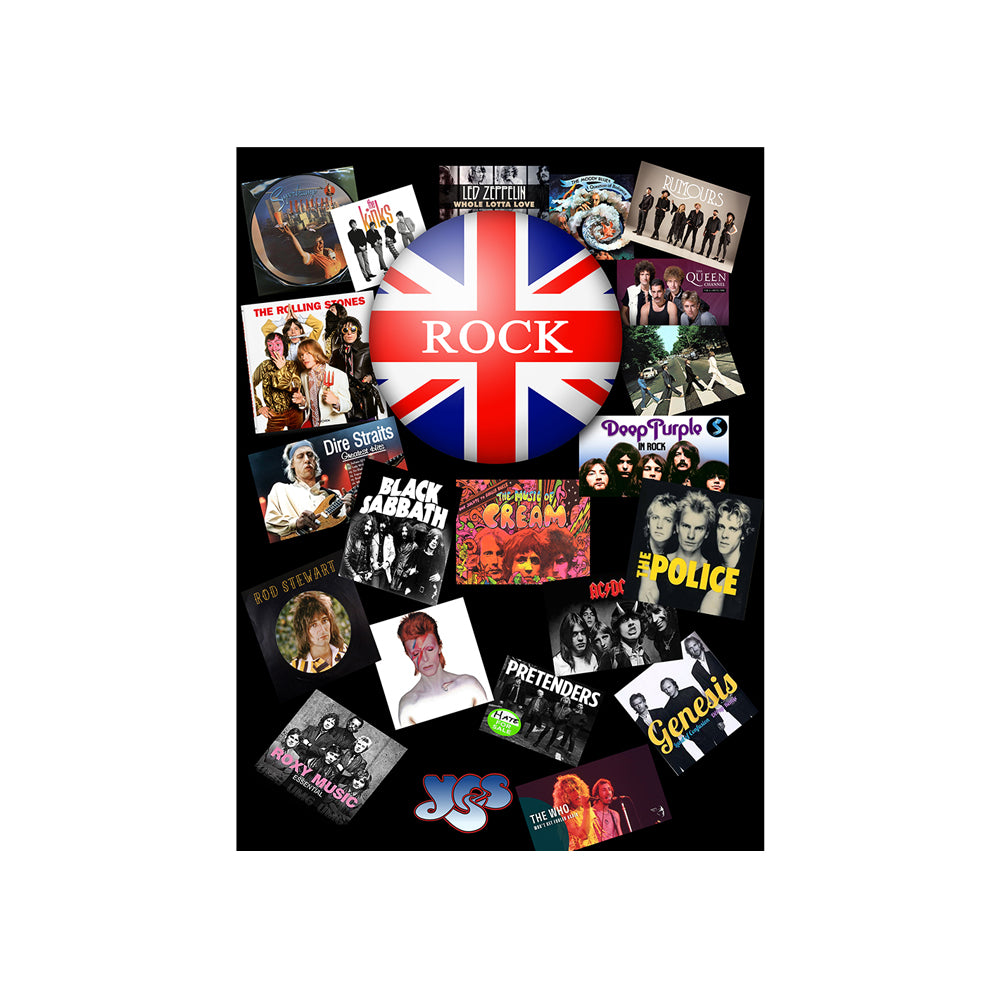 British Rock Party Photography Backdrop