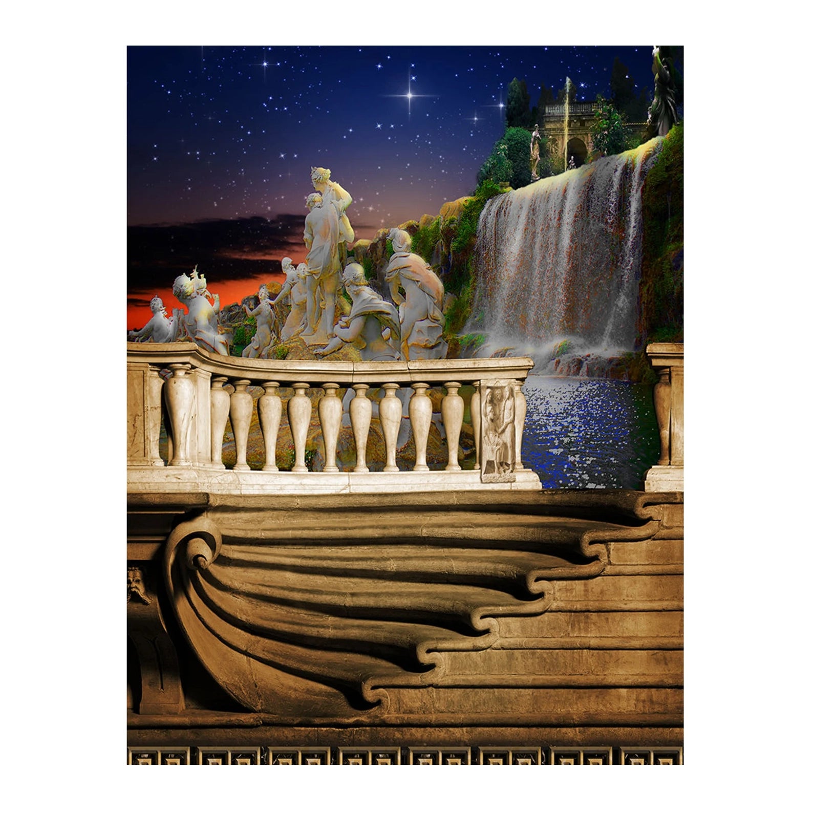Grecian, Greek, Ancient Greece, Outdoor Photo Backdrop - Basic 6  x 8  