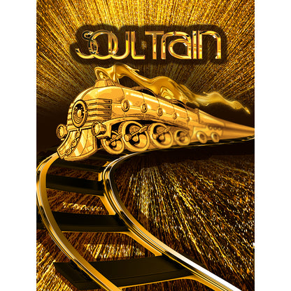 Soul Train Gold Backdrop - Pro 8  x 10  