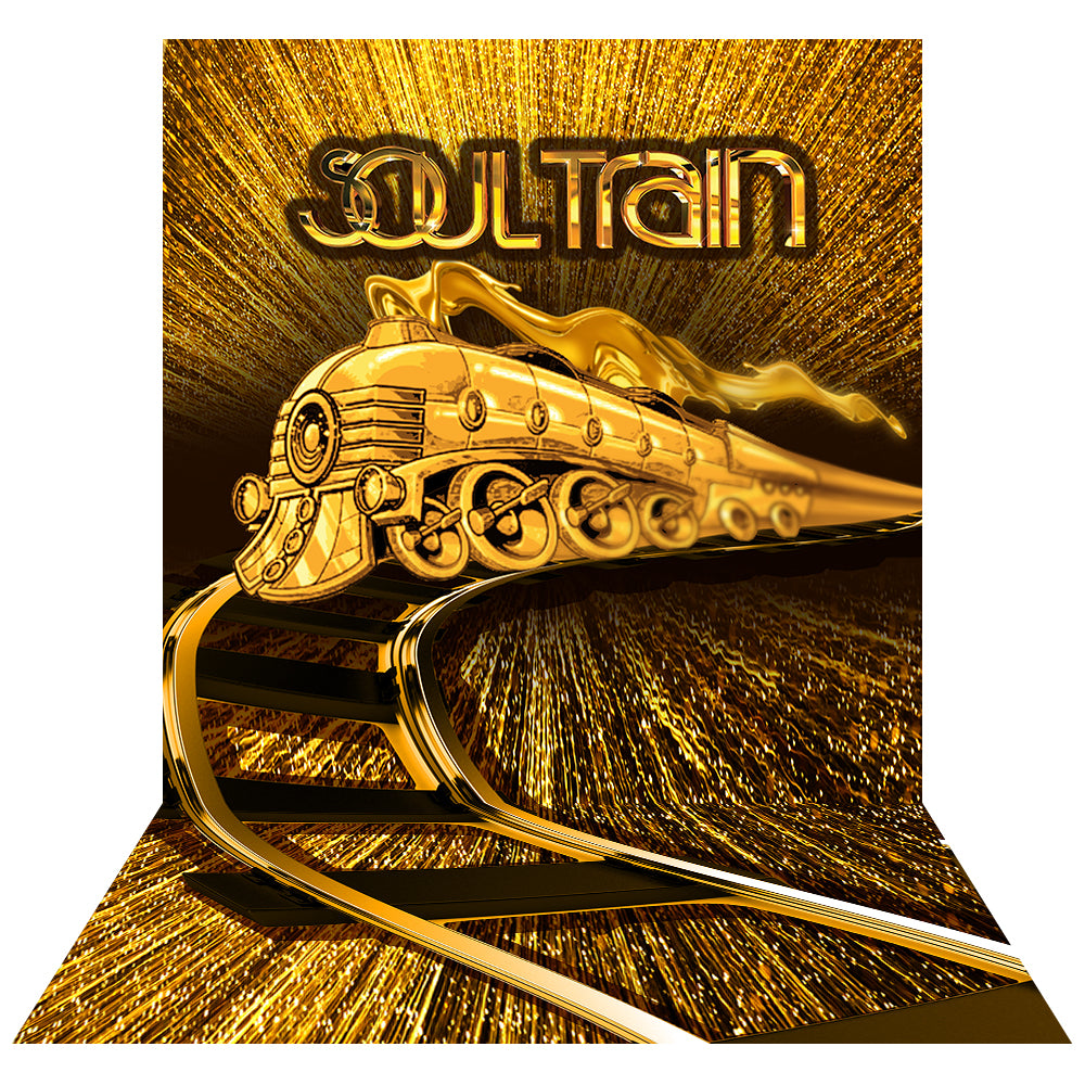 Soul Train Gold Backdrop - Pro 9  x 16  