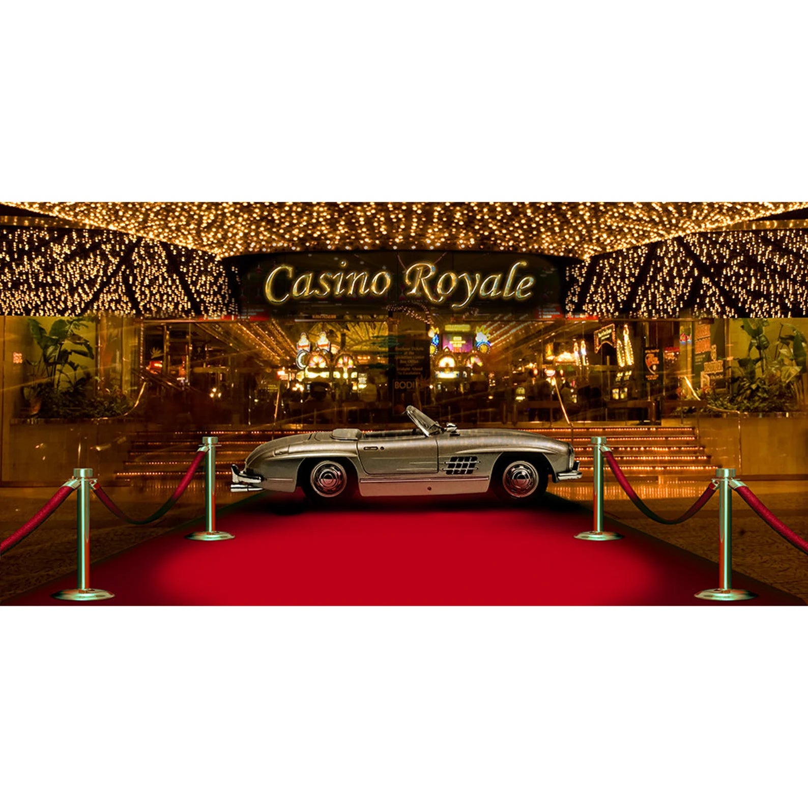 Casino Royale 007, James Bond Photo Backdrop - Pro 16  x 9  