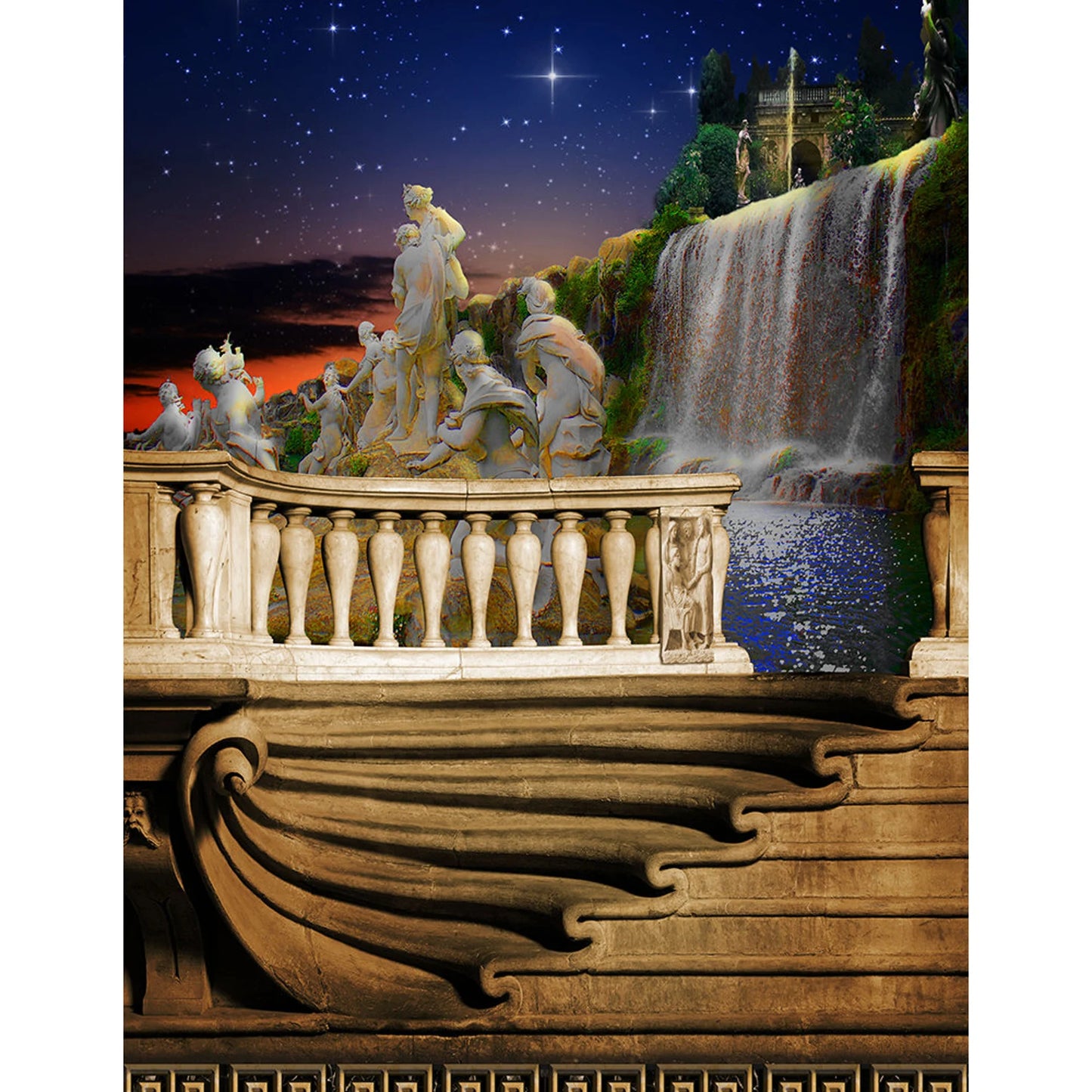 Grecian, Greek, Ancient Greece, Outdoor Photo Backdrop - Pro 8  x 10  