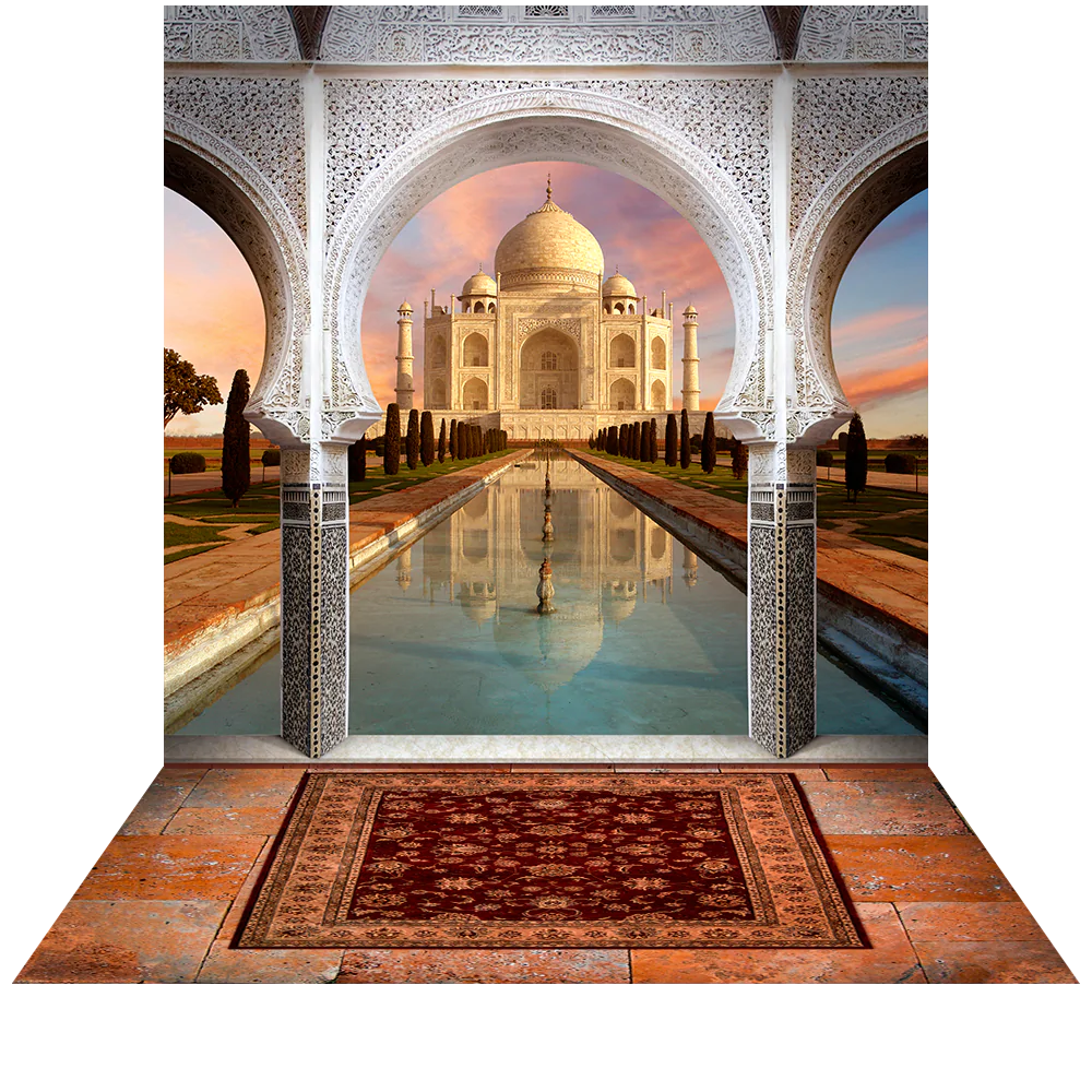 Taj Mahal Daytime B0408-8x16 Basic Fabric