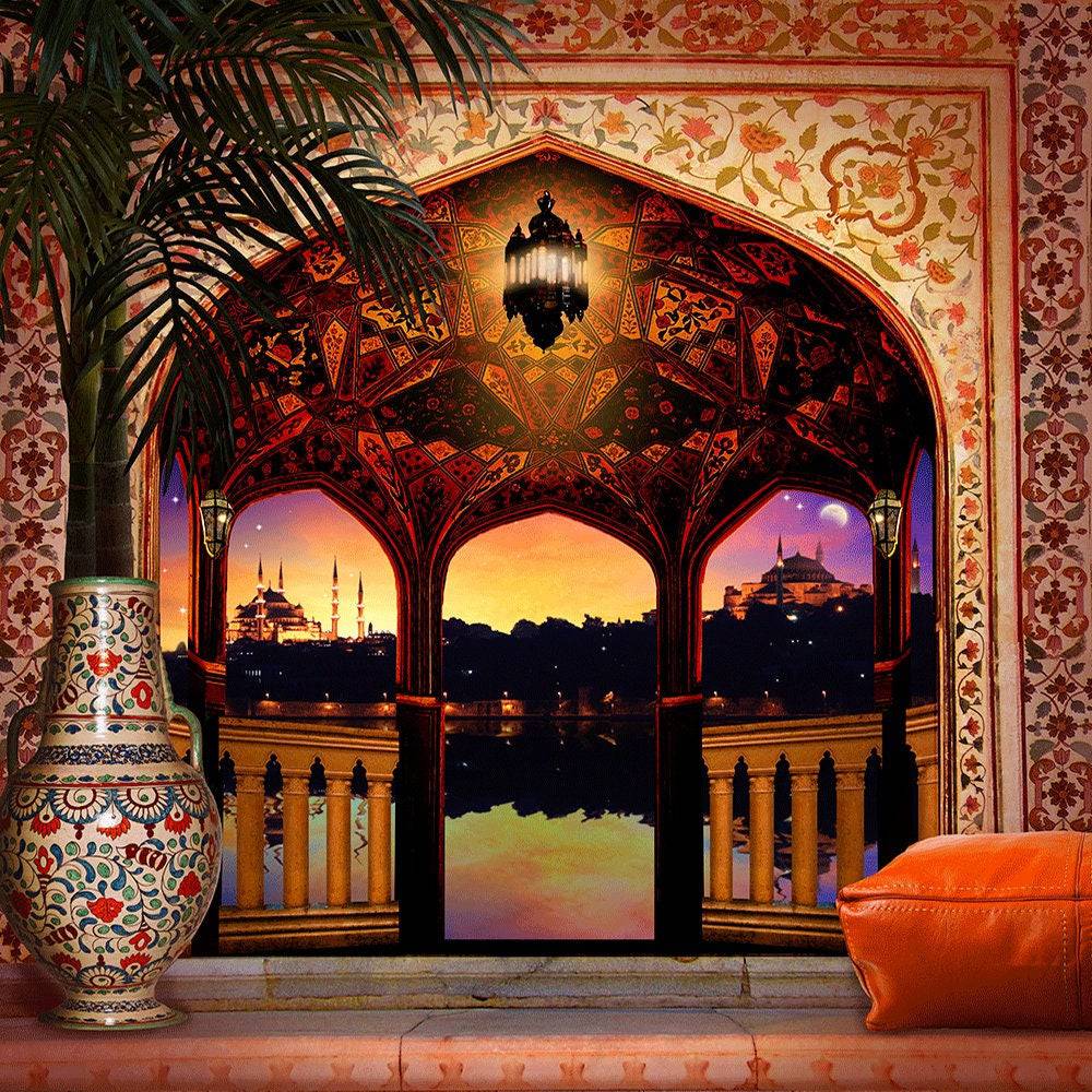 Aladdin Photo Backdrop Arabian Scene - Basic 10  x 8  