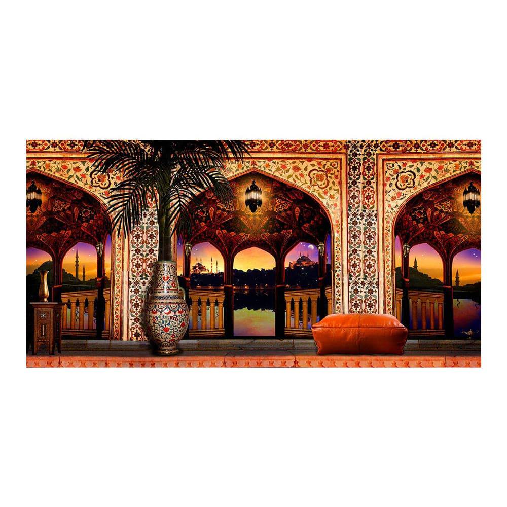 Aladdin Photo Backdrop Arabian Scene - Basic 16  x 8  
