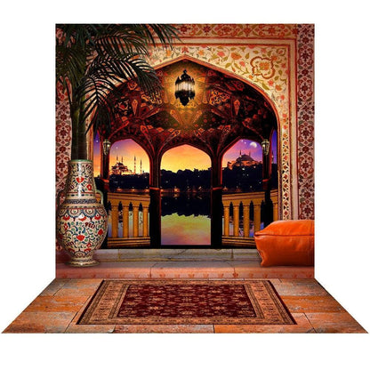 Aladdin Photo Backdrop Arabian Scene - Basic 8  x 16  