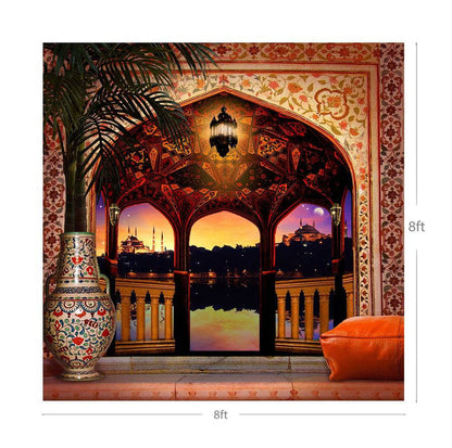 Aladdin Photo Backdrop Arabian Scene - Pro 8  x 8  