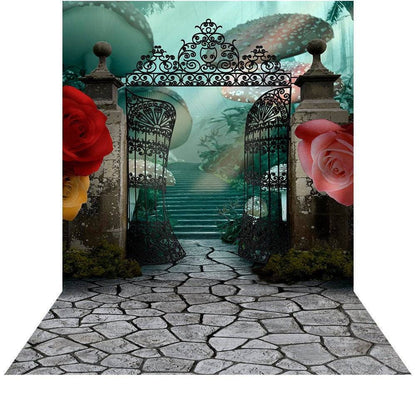 Alice in Wonderland Photo Backdrop Backgrounds - Pro 10  x 20  