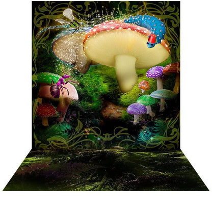 Alice in Wonderland Woods Photo Backdrop Backgrounds - Pro 10 x 10