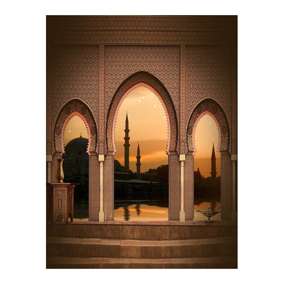 Arabian Nights Arches Balcony Photo Backdrop - Pro 6  x 8  