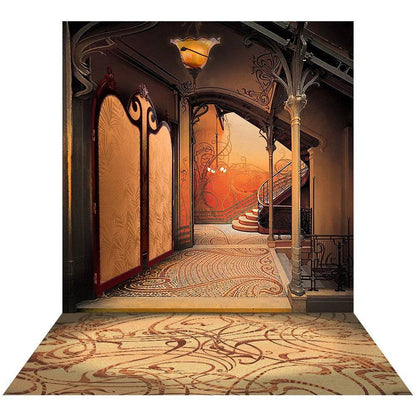 20's Art Nouveau Photo Backdrop - Basic 8  x 16  