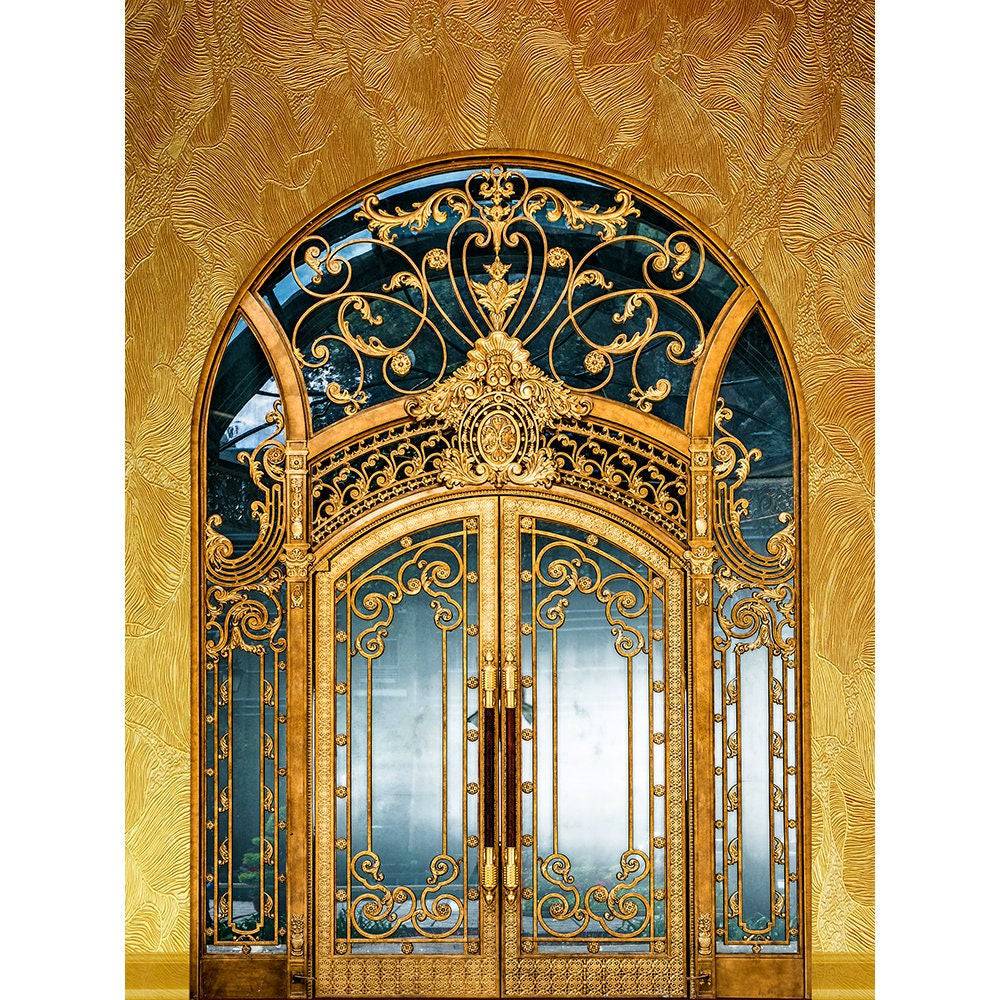 Gold Art Nouveau Interior Photo Backdrop - Basic 8  x 10  