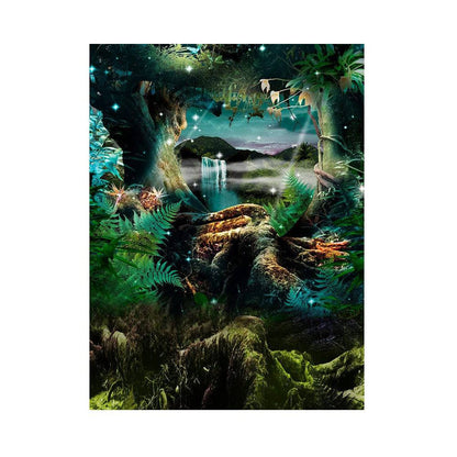 Enchanted Jungle Photo Booth Backdrop - Basic 5.5  x 6.5  