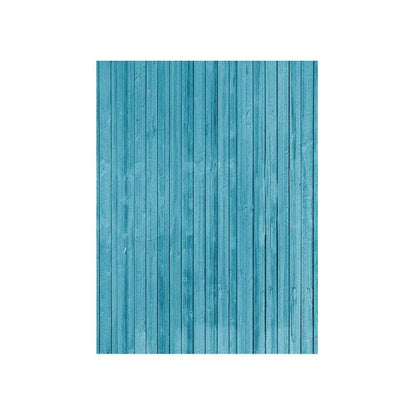 Blue Wood Photo Backdrop - Basic 4.4  x 5  
