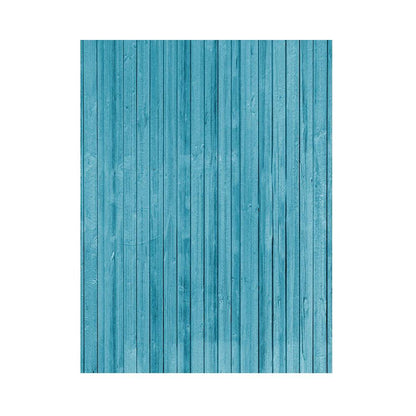 Blue Wood Photo Backdrop - Basic 5.5  x 6.5  