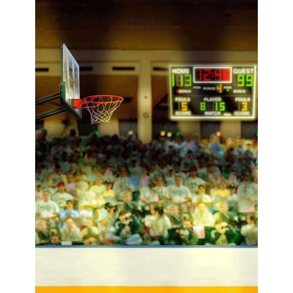 Playoffs Basketball Stadium Photo Backdrop - Basic 8  x 10  