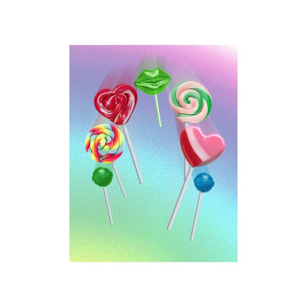 Lollipop Love Photo Backdrop Background - Basic 4.4  x 5  