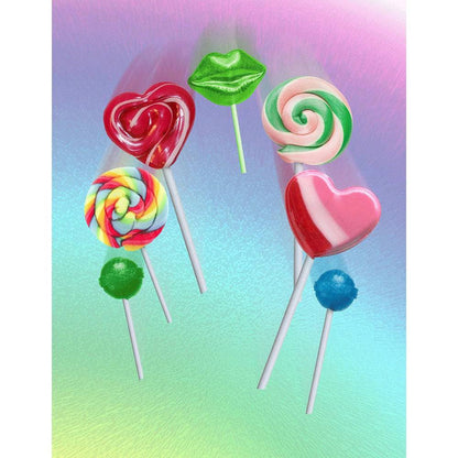 Lollipop Love Photo Backdrop - Basic 8  x 10  