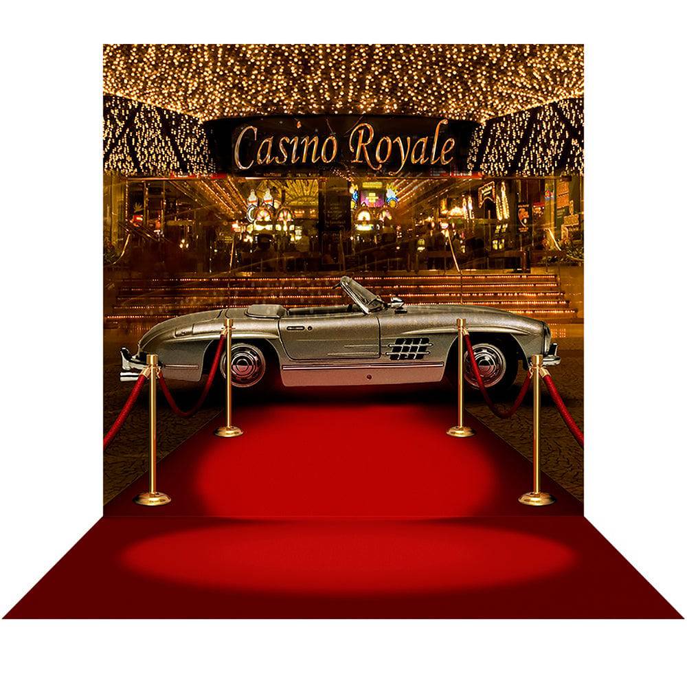 Casino Royale 007, James Bond Photo Backdrop - Pro 10  x 20  
