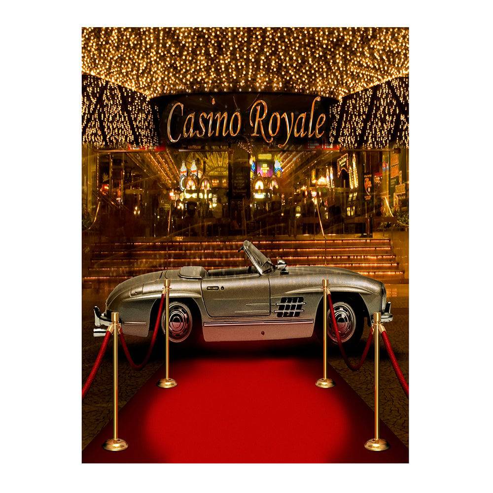 Casino Royale 007, James Bond Photo Backdrop - Pro 6  x 8  
