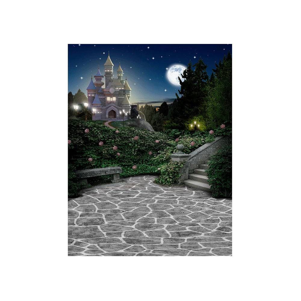 Castle in Magic Kingdom Photography Backdrop - Basic 4.4  x 5  